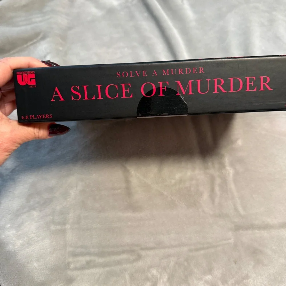 Murder Mystery Party Game A Slice of Murder New Sealed 6–8 Players